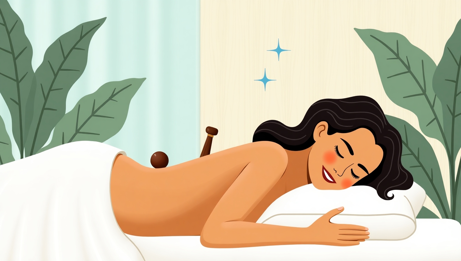 Flux_Dev_A_serene_and_calming_illustration_of_a_person_in_thei_1