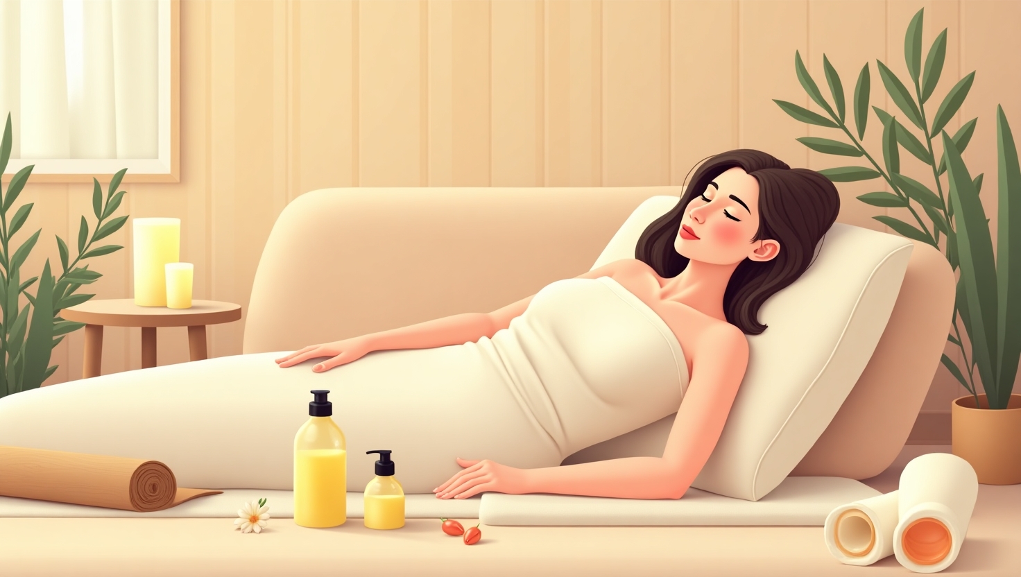 Flux_Dev_A_serene_warmtoned_illustration_of_a_person_relaxing__0